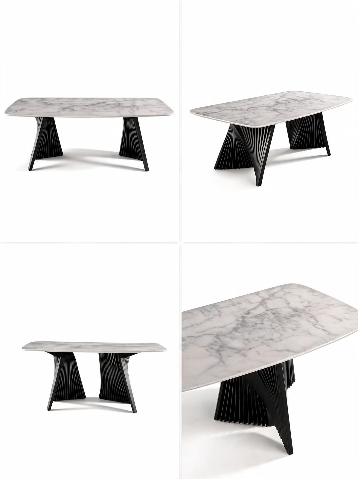 Table de Salon — Plateau en Marbre