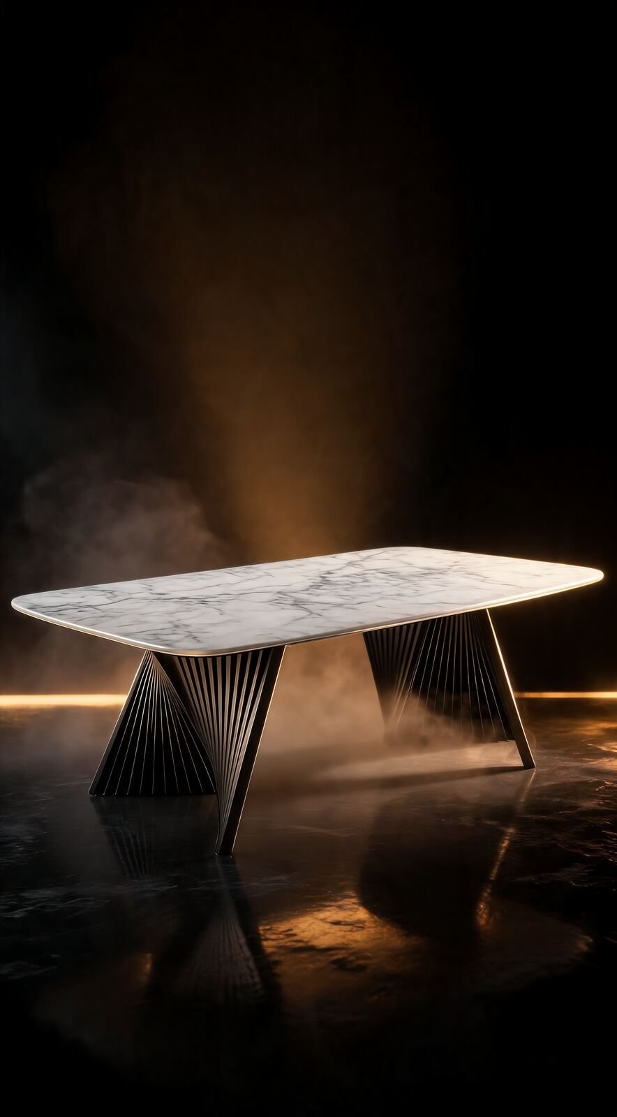 Table de Salon — Plateau en Marbre — Majesty Home Casablanca