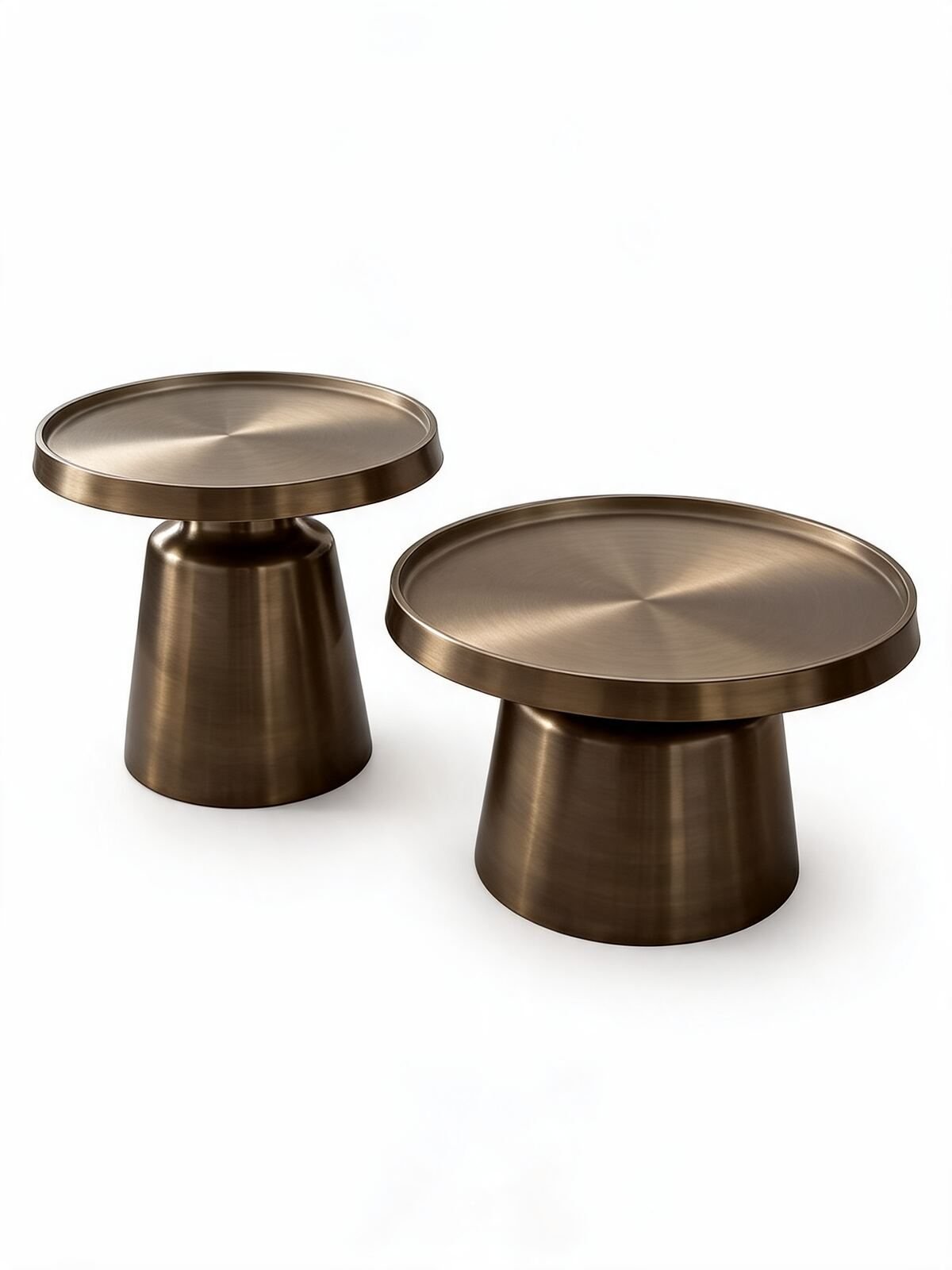 Duo Table Gigogne — Métal Peint