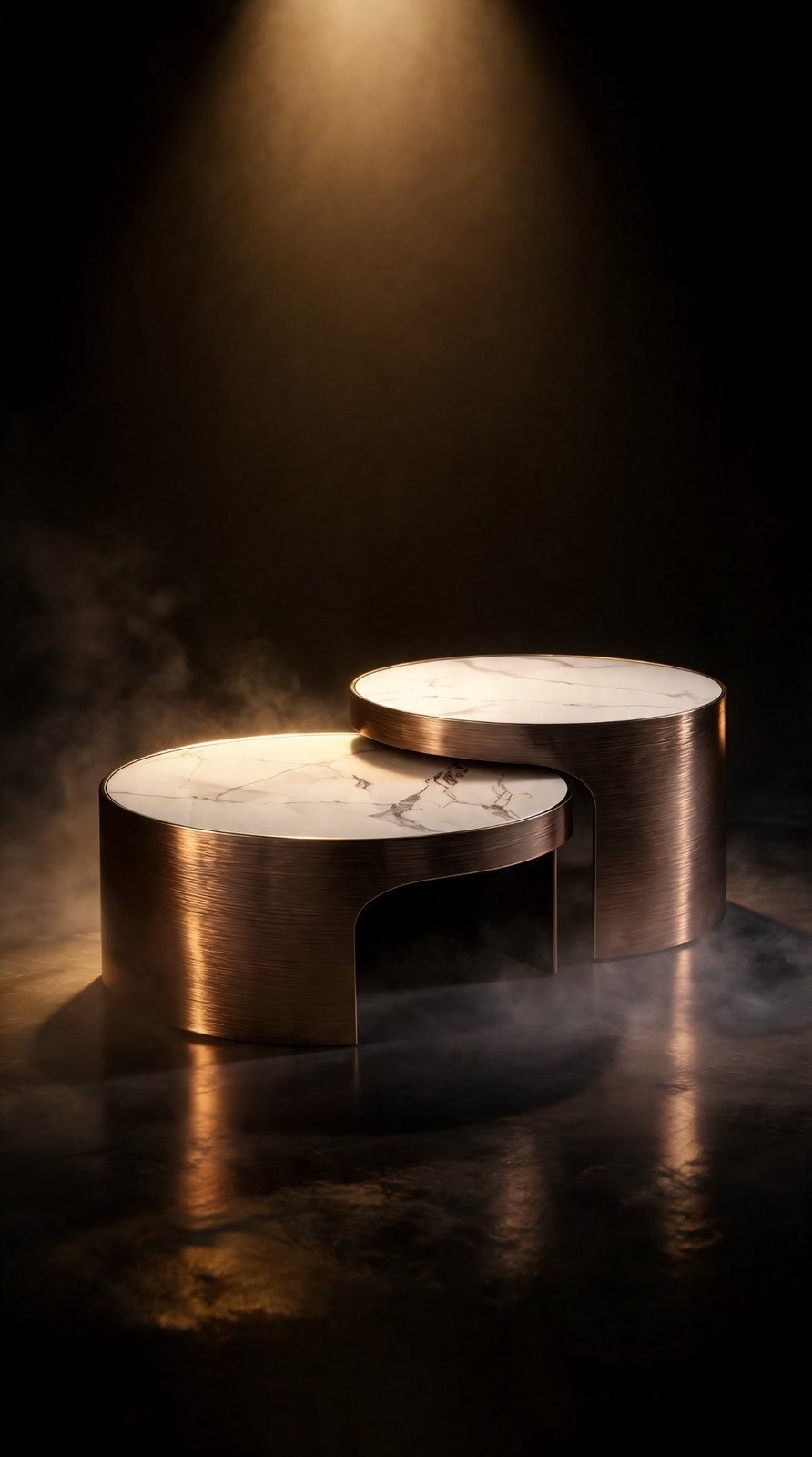 Duo Table de Salon — Plateau en Céramique