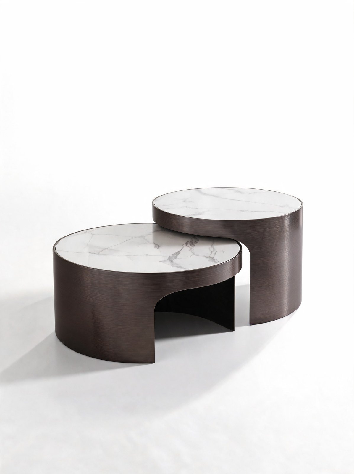 Duo Table de Salon — Plateau en Céramique