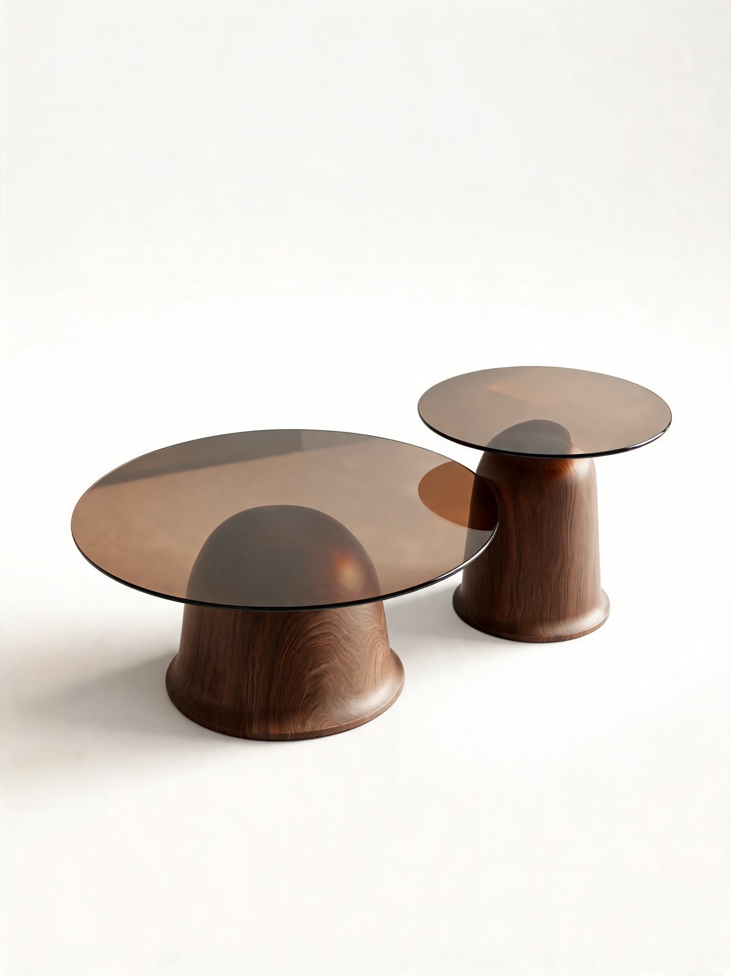 Duo Table de Salon — Surface en Verre